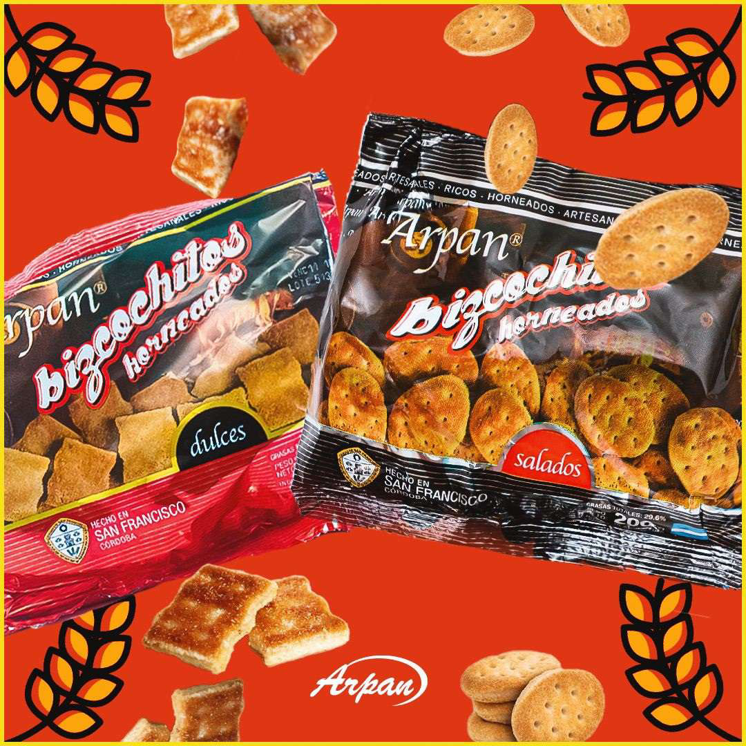 Bizcochos salados x 200gr Arpan
