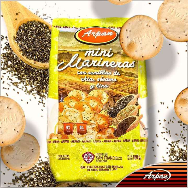 Marineras c/semillas x 180gr Arpan