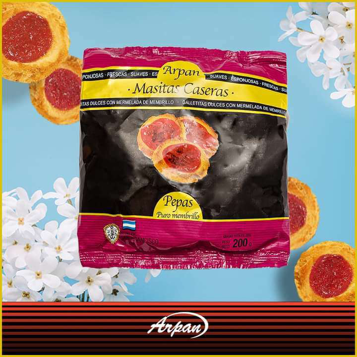 Pepas membrillo x 200gr Arpan