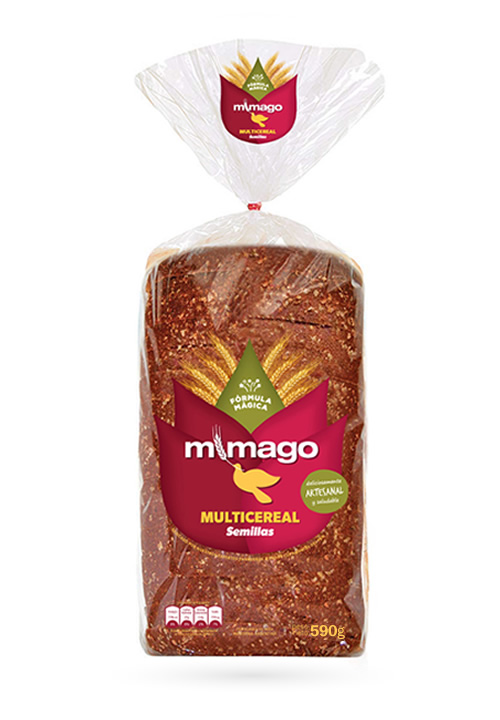 Pan artesanal cereales y semillas x 560gr Mimago