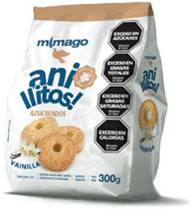 Galletitas anillitos de vainilla x 300gr Mimago