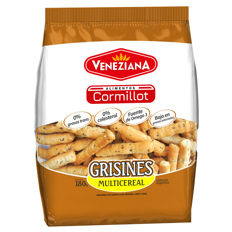 Grisines multicereal x 180gr Veneziana