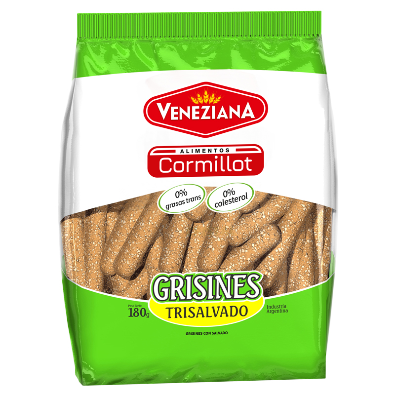 Grisines trisalvado x 180gr Veneziana