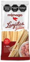Lonjitas jamón x 100gr Mimago