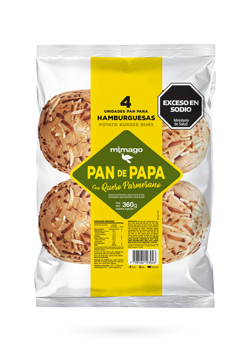 Pan de papa c/queso parmesano Mimago