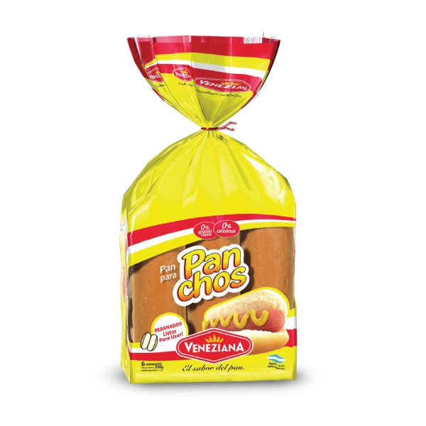 Pan p/ panchos x6u Veneziana