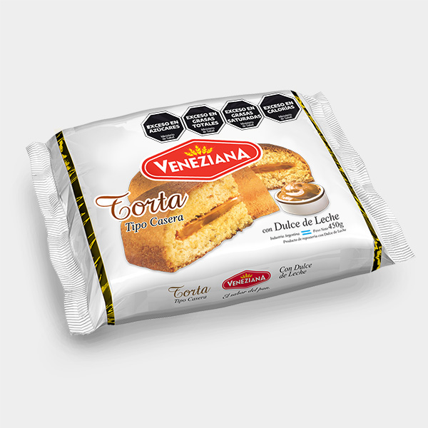 Torta c/ dulce de leche x400gr Veneziana