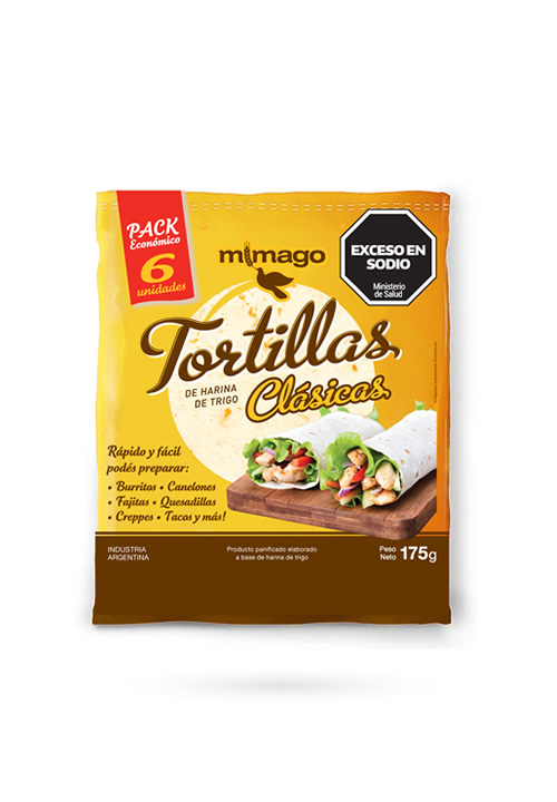 Tortillas mimago 175gr x 6u