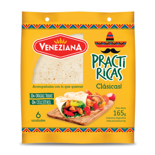 Tortillas Veneziana 165gr x6u