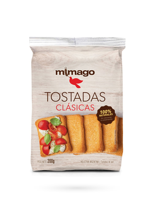 Tostadas clásicas x 200gr Mimago